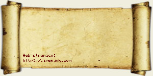 Veroljupka Michaud vizit kartica